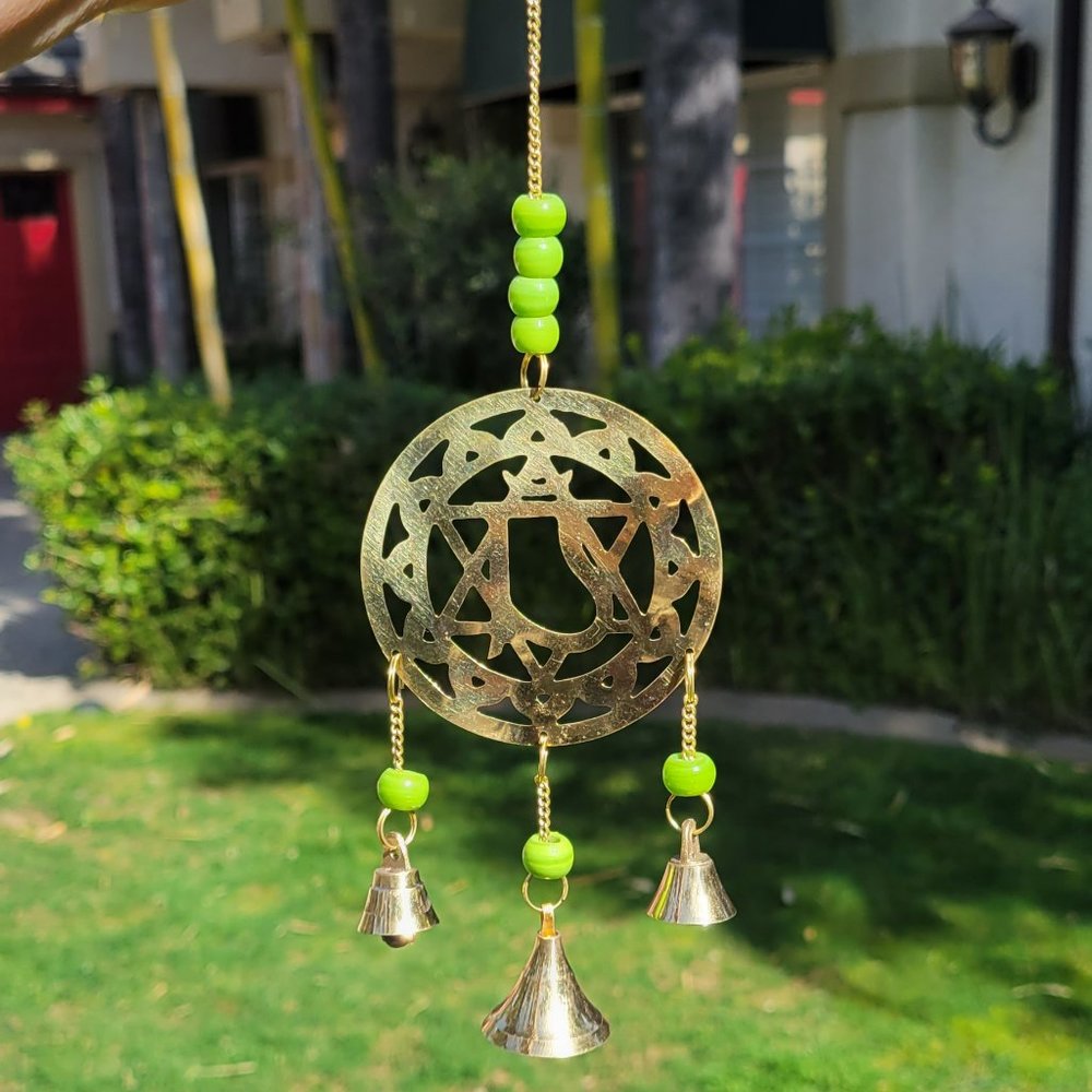 Green Heart Chakra Wind Chime